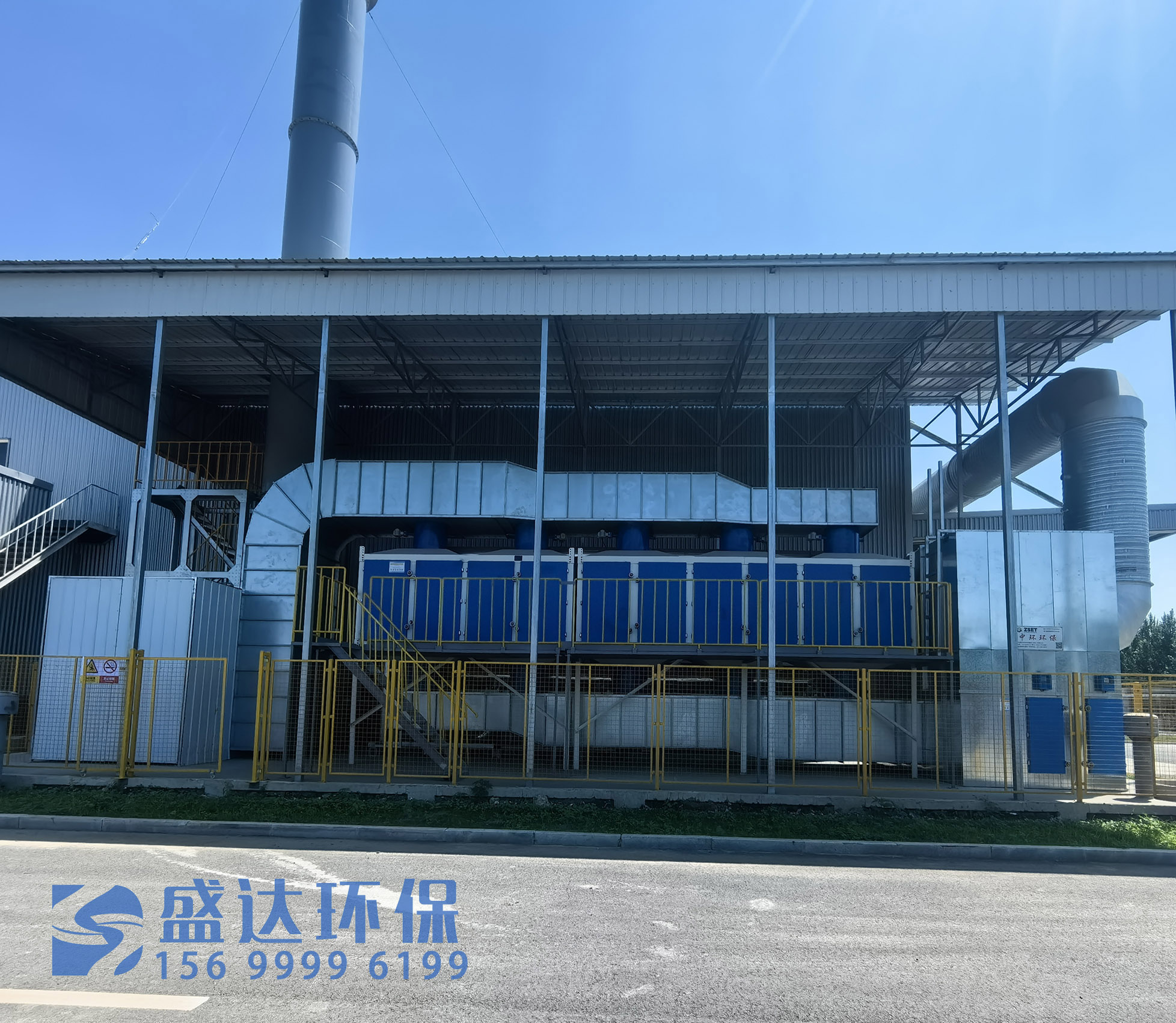 分子筛吸附浓缩+RCO催化燃烧设备_大风量低浓度VOCs治理